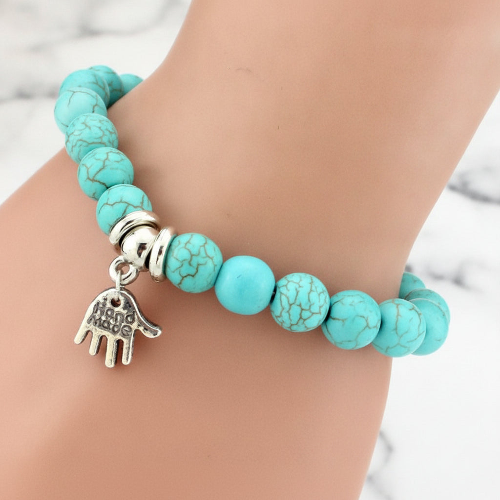 Turquoises Vintage Bracelet for Women, in Hand