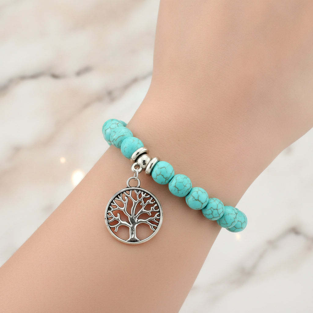 Turquoises Vintage Bracelet for Women, in Tree