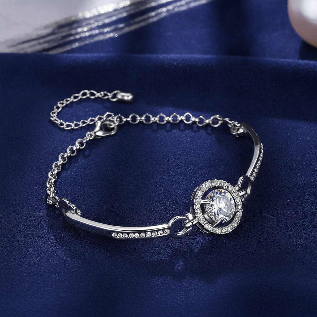 Electroplated Alloy Fashion Star Bracelet for Women