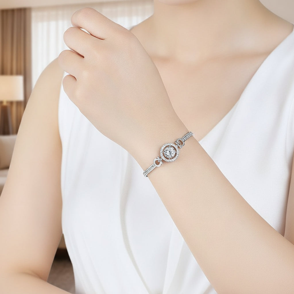 Electroplated Alloy Fashion Star Bracelet for Women