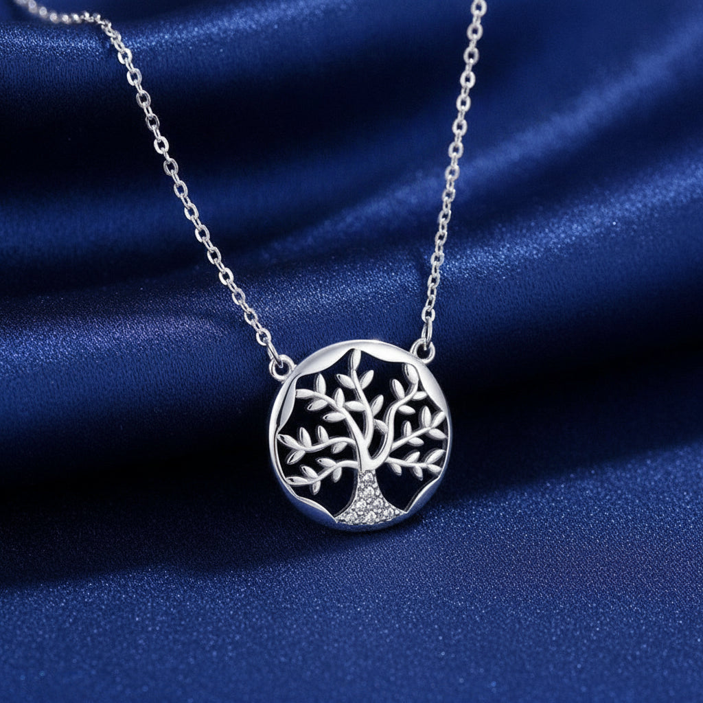 S925 Sterling Silver Tree of Life Necklace for Women