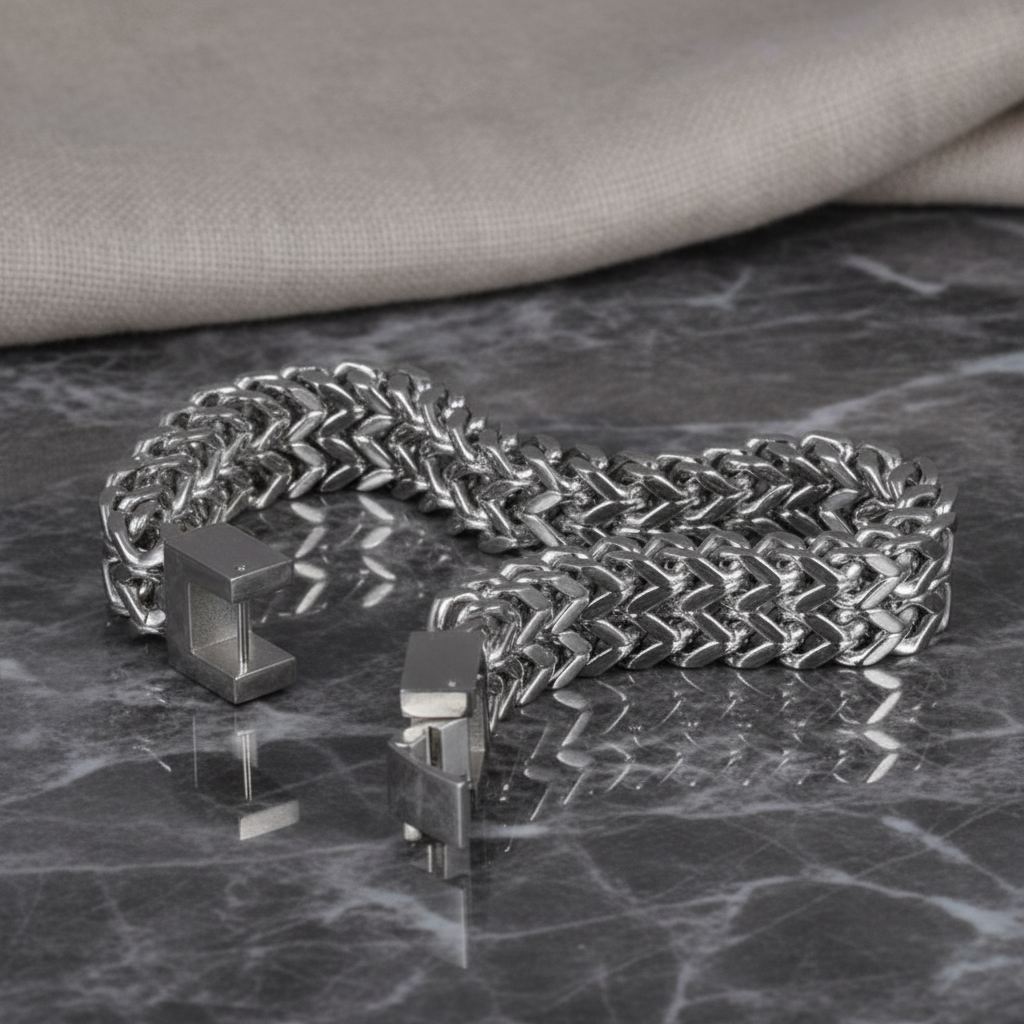 Modern Titanium Steel Band Bracelet