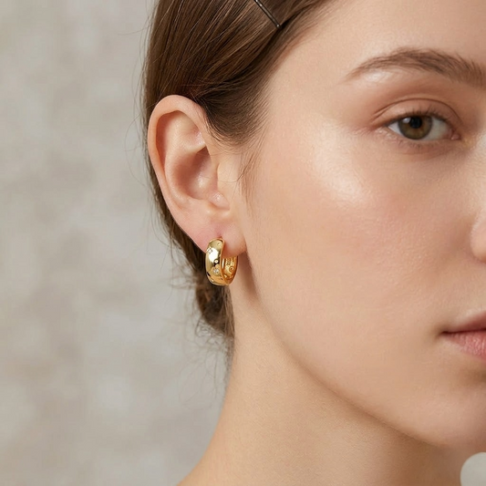 The Astraea Celestial Starburst Hoops | S925 Sterling Silver