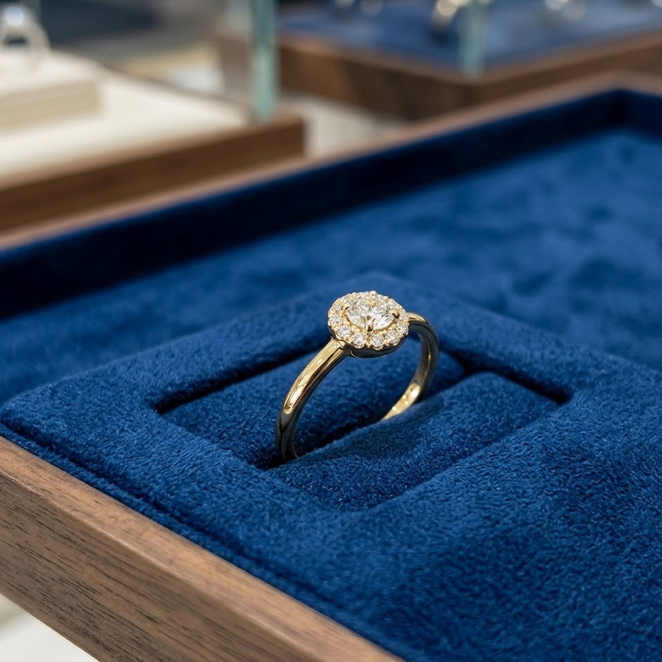 The Elara Cushion Cut Moissanite Ring | 18K Gold Vermeil