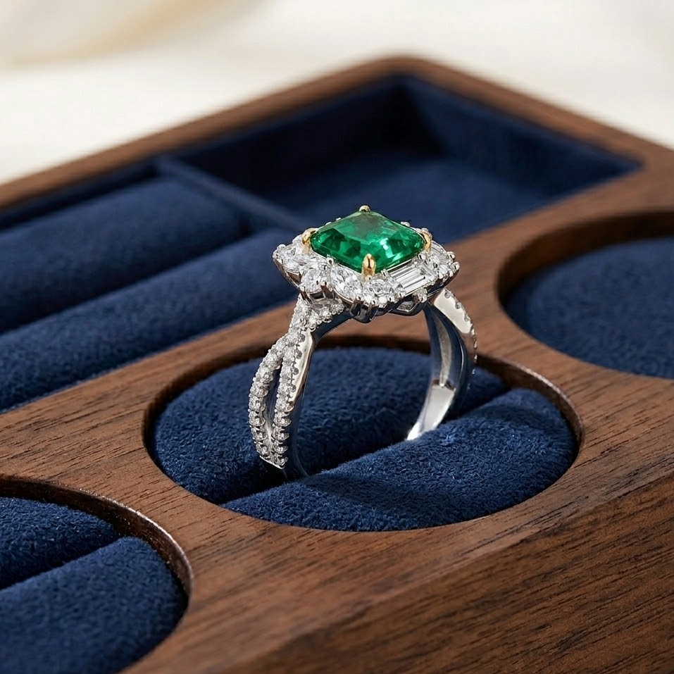 Princess Cut Inspired Engagement Ring