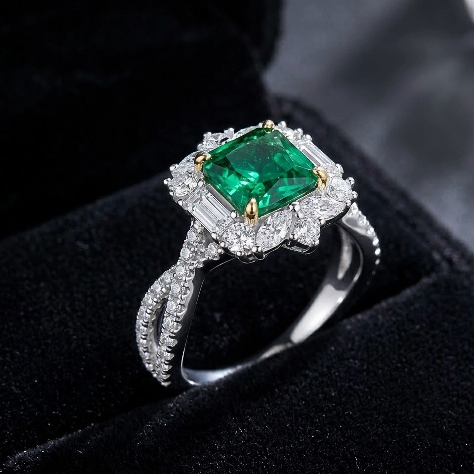 Princess Cut Inspired Engagement Ring