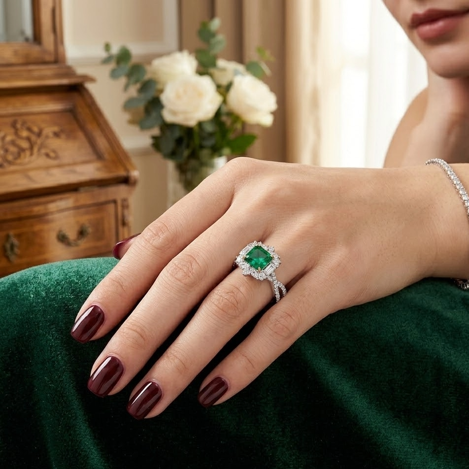 Princess Cut Inspired Engagement Ring