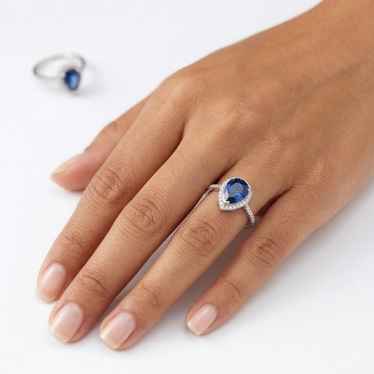 The Sovereign Solitaire Ring | Pure 925 Sterling Silver