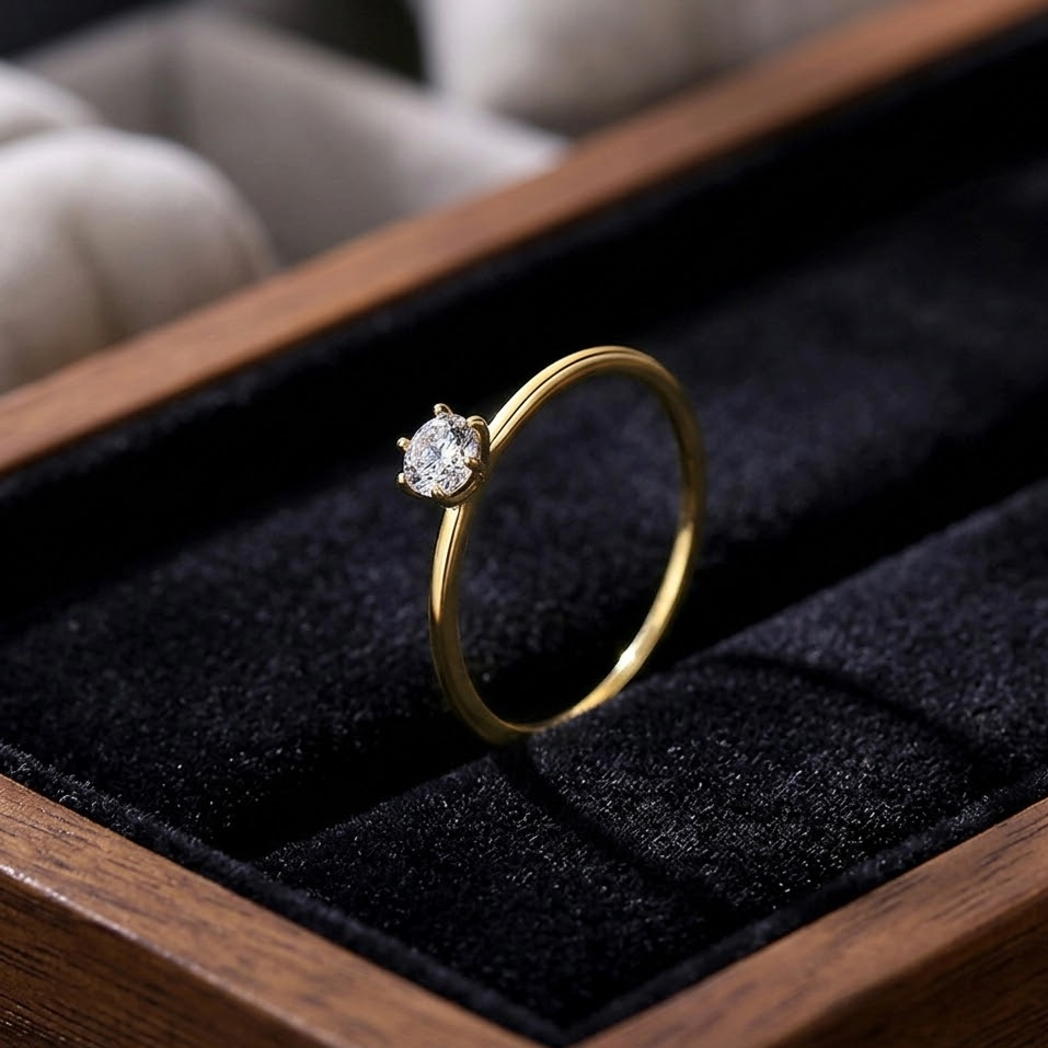 The Stella Celestial Ring | 14K Gold over S925 Sterling Silver