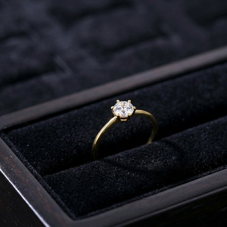 The Stella Celestial Ring | 14K Gold over S925 Sterling Silver