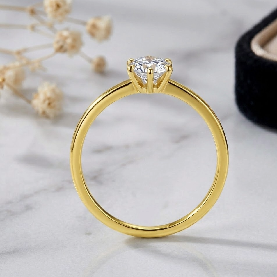 The Stella Celestial Ring | 14K Gold over S925 Sterling Silver