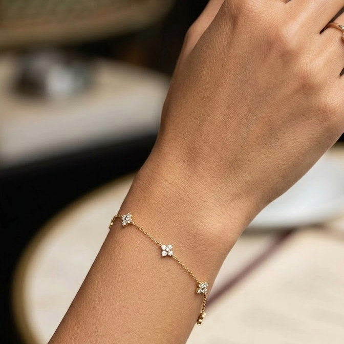 The Primrose Station Bracelet | 18K Gold Vermeil