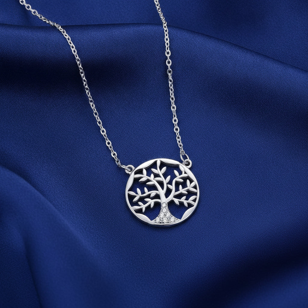 S925 Sterling Silver Tree of Life Necklace for Women