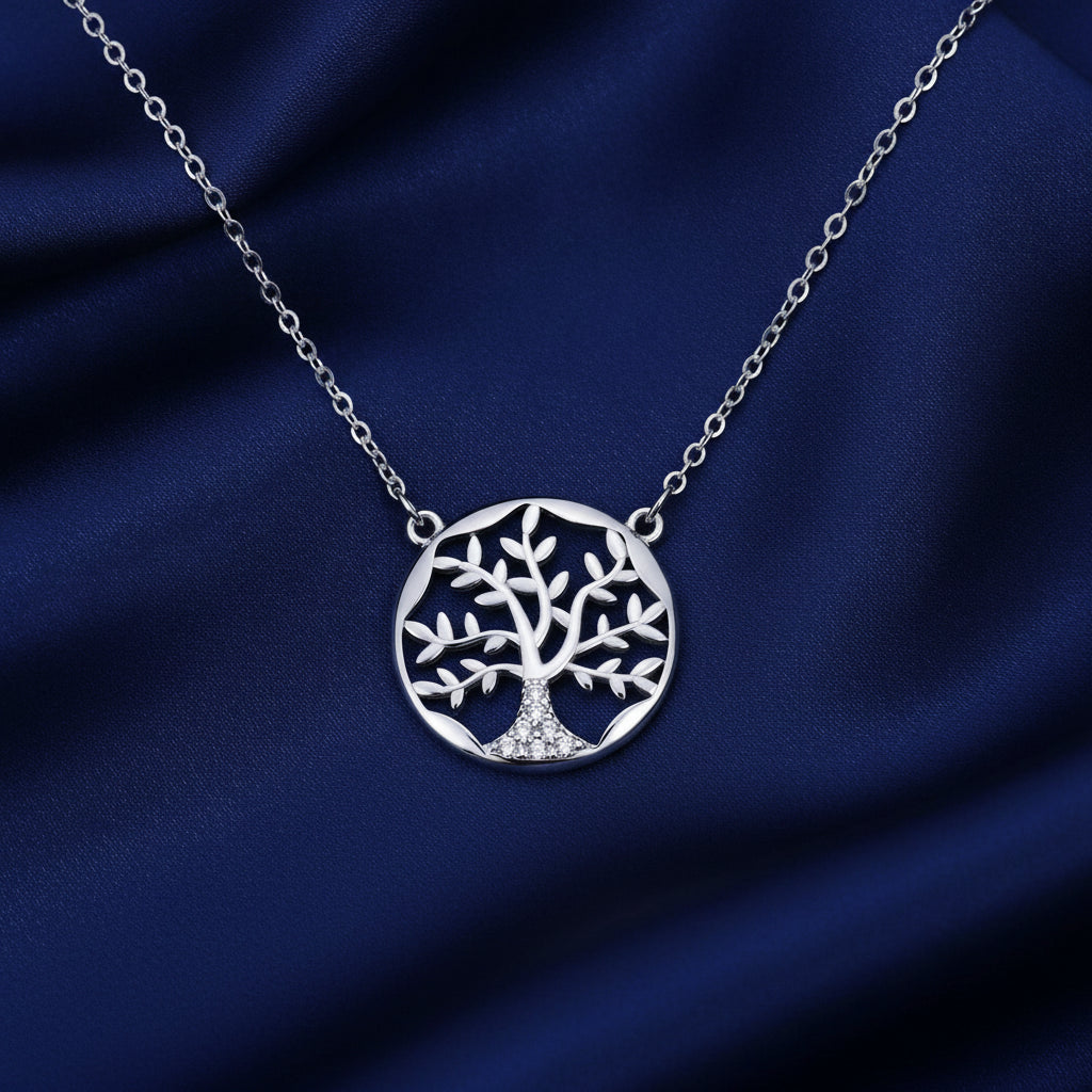 S925 Sterling Silver Tree of Life Necklace for Women